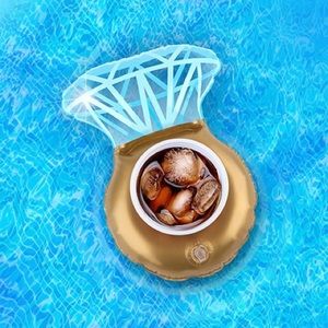 2️⃣2/50 Inflatable DiamondRing DrinkHolder (PKof3)
